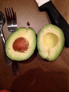 A truly beautiful thing. Prepping palta for the party.