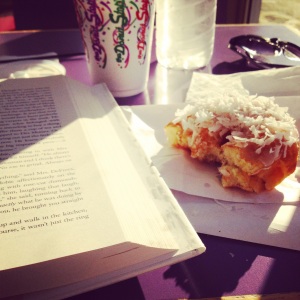 But there's nothing wrong with a donut and a good book, either.